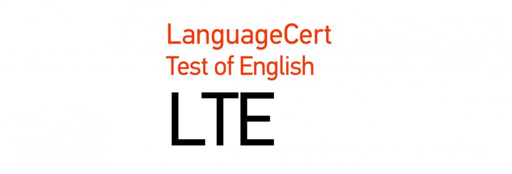 LanguageCert LTE English exam