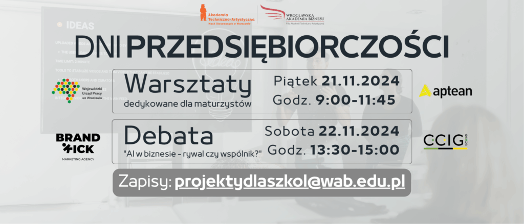 Dni Przedsiębiorczości 21-22.11.2025 r.