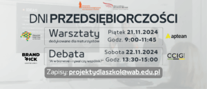 Zdjęcie Dni Przedsiębiorczości 21-22.11.2025 r.